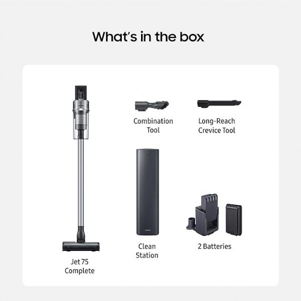 SAMSUNG Jet 75 Complete Cordless Stick Vacuum Cleaner
